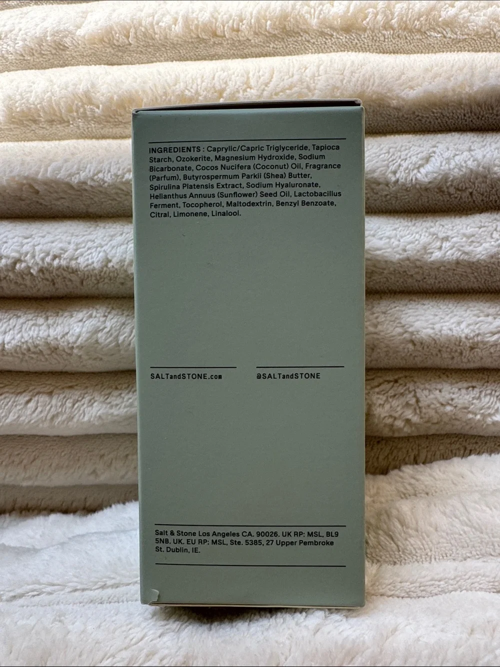 Salt & Stone Bergamot & Hinoki Deodorant - NIB